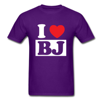 Load image into Gallery viewer, I Love BJ Unisex Classic T-Shirt - purple
