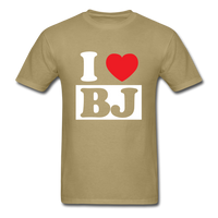 Load image into Gallery viewer, I Love BJ Unisex Classic T-Shirt - khaki

