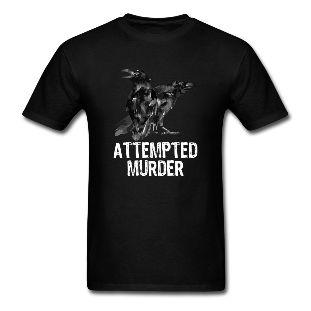 Attempted Murder Two Crows Unisex Classic T-Shirt - black