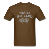 Load image into Gallery viewer, Praise The Lard Unisex Classic T-Shirt - brown
