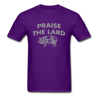 Load image into Gallery viewer, Praise The Lard Unisex Classic T-Shirt - purple
