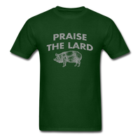 Load image into Gallery viewer, Praise The Lard Unisex Classic T-Shirt - forest green
