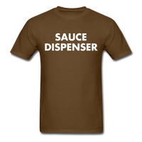 Load image into Gallery viewer, Sauce Dispenser Unisex Classic T-Shirt - brown
