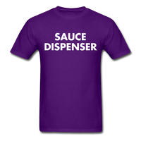 Load image into Gallery viewer, Sauce Dispenser Unisex Classic T-Shirt - purple
