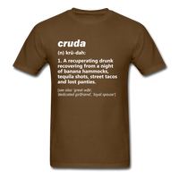 Load image into Gallery viewer, Cruda Definition Unisex Classic T-Shirt - brown
