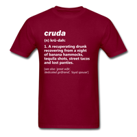 Load image into Gallery viewer, Cruda Definition Unisex Classic T-Shirt - burgundy
