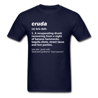 Load image into Gallery viewer, Cruda Definition Unisex Classic T-Shirt - navy
