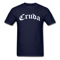 Load image into Gallery viewer, Cruda Old English Unisex Classic T-Shirt - navy
