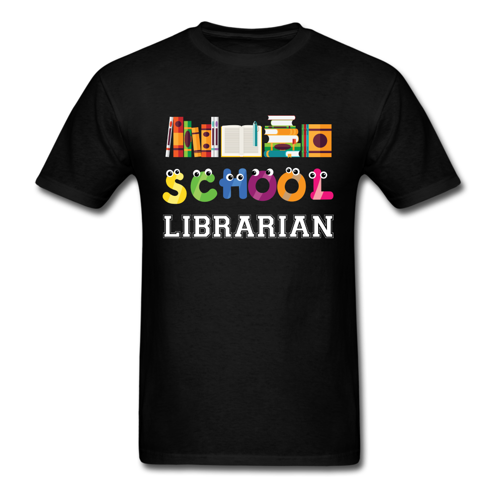 School Librarian Unisex Classic T-Shirt - black