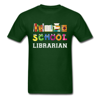 Load image into Gallery viewer, School Librarian Unisex Classic T-Shirt - forest green
