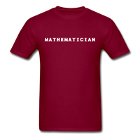 Load image into Gallery viewer, Mathematician Unisex Classic T-Shirt - burgundy
