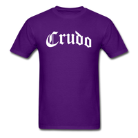 Load image into Gallery viewer, Crudo Old English Unisex Classic T-Shirt - purple
