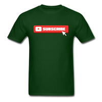Load image into Gallery viewer, Subscribe Unisex Classic T-Shirt - forest green
