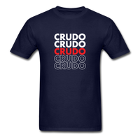 Load image into Gallery viewer, Crudo Crudo Crudo Unisex Classic T-Shirt - navy
