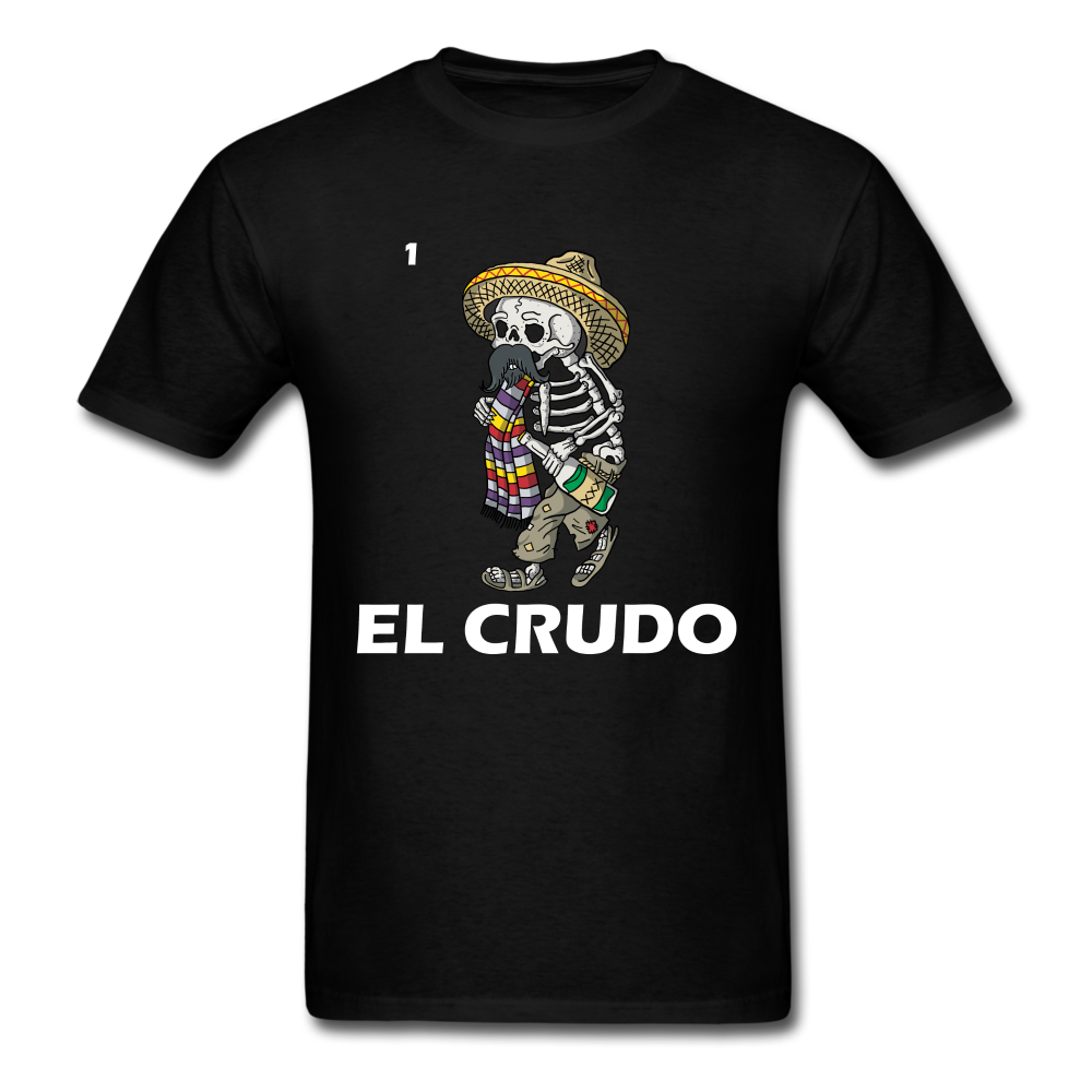 El Crudo Loteria Style Unisex Classic T-Shirt - black