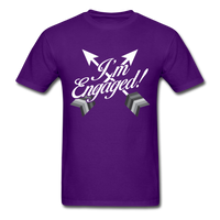 Load image into Gallery viewer, I&#39;m Engaged Unisex Classic T-Shirt - purple
