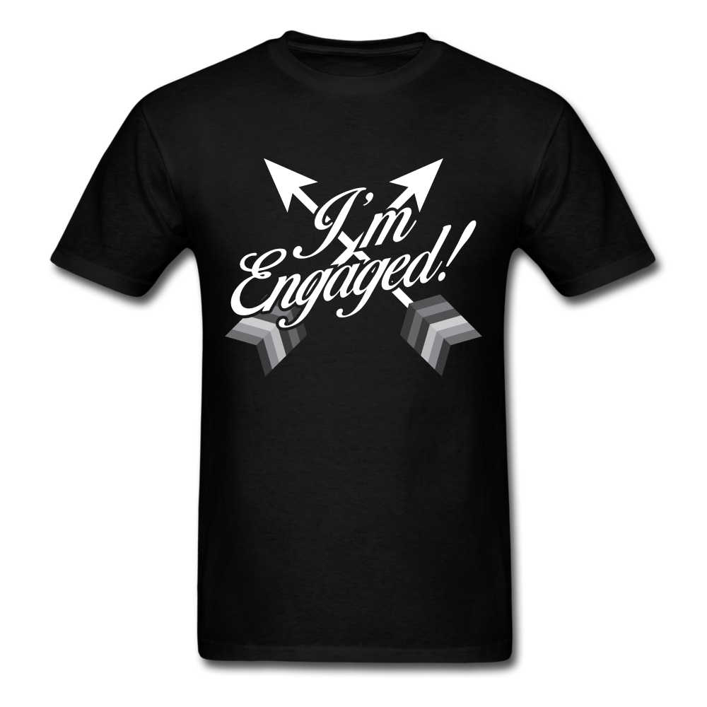 I'm Engaged Unisex Classic T-Shirt - black