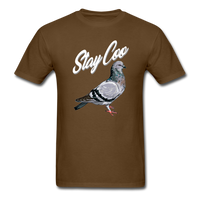 Load image into Gallery viewer, Stay Coo Pigeon Unisex Classic T-Shirt - brown
