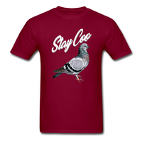 Load image into Gallery viewer, Stay Coo Pigeon Unisex Classic T-Shirt - burgundy
