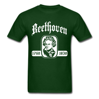 Load image into Gallery viewer, Beethoven 1760-1830 Unisex Classic T-Shirt - forest green
