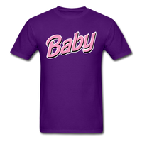 Load image into Gallery viewer, Baby Doll Lettering Unisex Classic T-Shirt - purple
