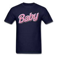 Load image into Gallery viewer, Baby Doll Lettering Unisex Classic T-Shirt - navy
