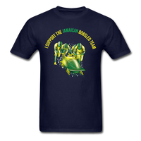 Load image into Gallery viewer, I Support The Jamaican Bobsled Team Unisex Classic T-Shirt - navy
