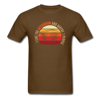 Load image into Gallery viewer, I Like The Accordion And Maybe Three People Unisex Classic T-Shirt - brown
