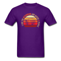 Load image into Gallery viewer, I Like The Accordion And Maybe Three People Unisex Classic T-Shirt - purple
