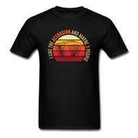 Load image into Gallery viewer, I Like The Accordion And Maybe Three People Unisex Classic T-Shirt - black
