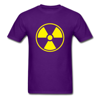 Load image into Gallery viewer, Radioactive Radiation Symbol Unisex Classic T-Shirt - purple
