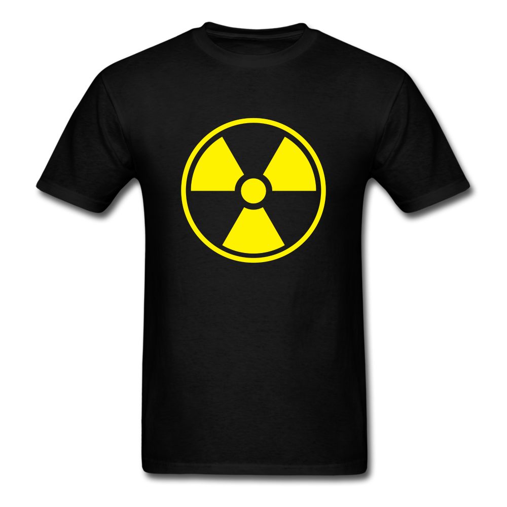 Radioactive Radiation Symbol Unisex Classic T-Shirt - black