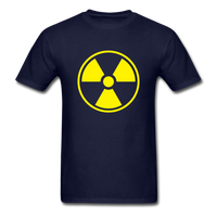 Load image into Gallery viewer, Radioactive Radiation Symbol Unisex Classic T-Shirt - navy
