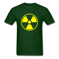 Load image into Gallery viewer, Radioactive Radiation Symbol Unisex Classic T-Shirt - forest green
