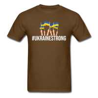 Load image into Gallery viewer, Ukraine Strong Unisex Classic T-Shirt - brown
