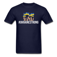 Load image into Gallery viewer, Ukraine Strong Unisex Classic T-Shirt - navy
