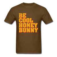 Load image into Gallery viewer, Be Cool Honey Bunny Unisex Classic T-Shirt - brown

