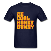 Load image into Gallery viewer, Be Cool Honey Bunny Unisex Classic T-Shirt - navy
