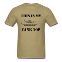 Load image into Gallery viewer, This Is My Tank Top (Black Letters) Unisex Classic T-Shirt - khaki
