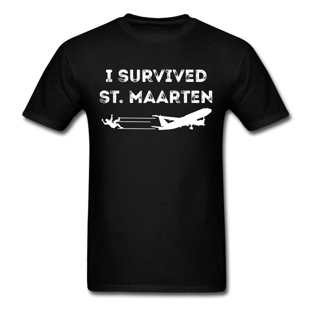 I Survived Sint Maarten Unisex Classic T-Shirt - black