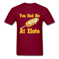 Load image into Gallery viewer, You Had Me At Elote Unisex Classic T-Shirt - burgundy
