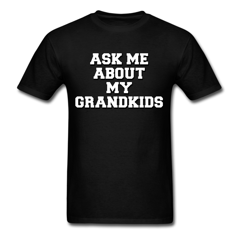 Ask Me About My Grandkids Unisex Classic T-Shirt - black