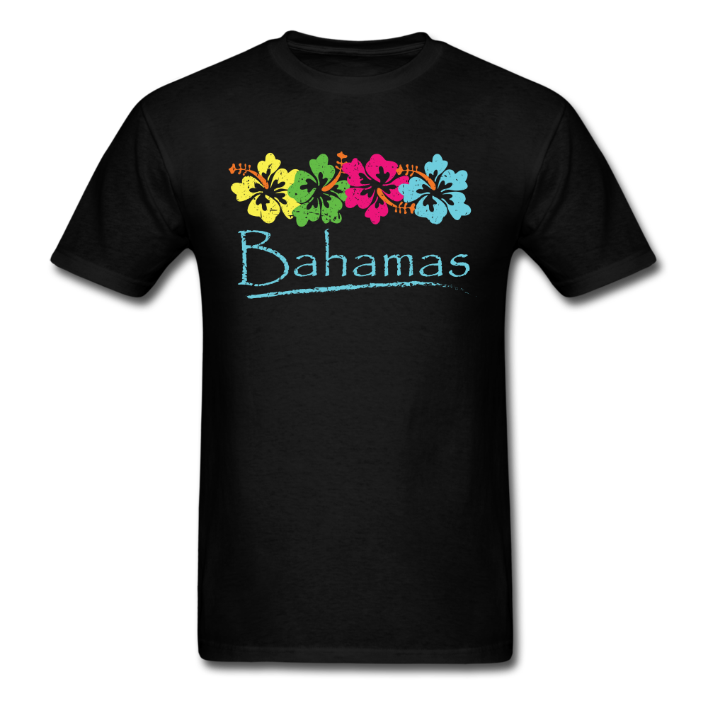 Bahamas (Blue Letters) Unisex Classic T-Shirt - black