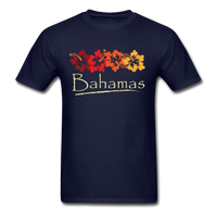 Load image into Gallery viewer, Bahamas (Tan Letters) Unisex Classic T-Shirt - navy
