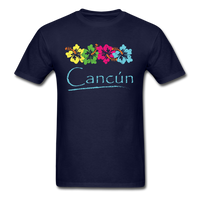 Load image into Gallery viewer, Cancun (Blue Letters) Unisex Classic T-Shirt - navy
