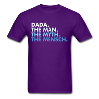 Load image into Gallery viewer, Dada The Man The Myth The Mensch Unisex Classic T-Shirt - purple
