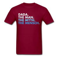 Load image into Gallery viewer, Dada The Man The Myth The Mensch Unisex Classic T-Shirt - burgundy
