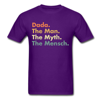 Load image into Gallery viewer, Dada The Man The Myth The Mensch Unisex Classic T-Shirt - purple
