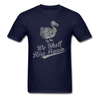 Load image into Gallery viewer, Dodo Bird We Shall Rise Again Unisex Classic T-Shirt - navy
