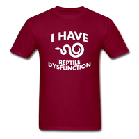 Load image into Gallery viewer, I Have Reptile Dysfunction Unisex Classic T-Shirt - burgundy
